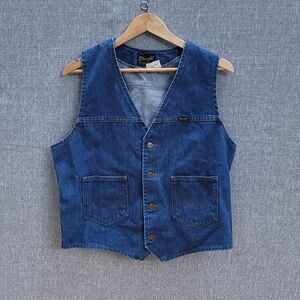 Wrangler Blue Denim Vest